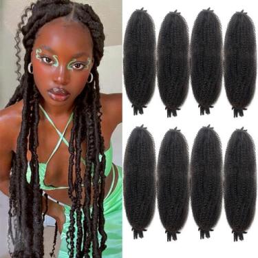Imagem de Braiding Hair Chicmoi Marley Twist, pacote com 8 unidades de chocolate