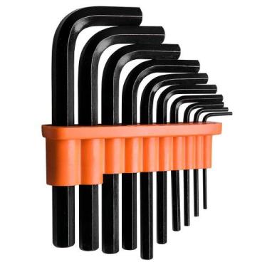 Imagem de Jogo de Chaves Hexagonais 2 a 10 mm com 10 Peças Tramontina - TRAMONTI