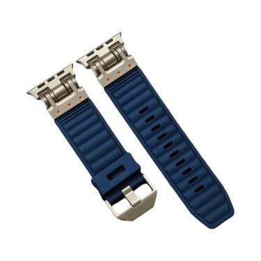 Imagem de Pulseira De Silicone Macia Para Apple Watch Ultra 2 49mm 45mm 44mm 42m