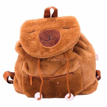 Imagem de Mochila De Pelúcia Capivara Fofinha R3601 - Bbr Toys