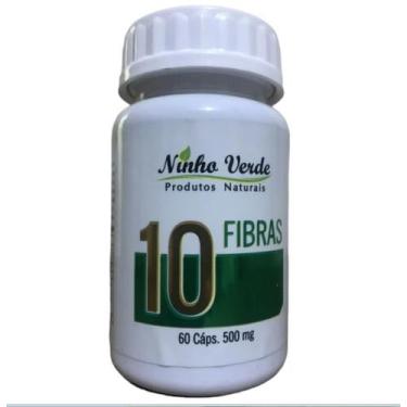 Imagem de Suplemento 10 Fibras Ninho Verde 60 Cápsulas 500mg
