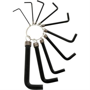 Imagem de Chave Allen 1,5 a 10mm com 10 Peças - 8216 - BRASFORT