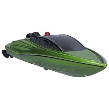 Imagem de Domary Vida de Bateria Longa, Barco de Controle Remoto Com Porta de Carregamento Selada, Barco de RC Elétrico Resistente a Crianças para Crianças (Verde)