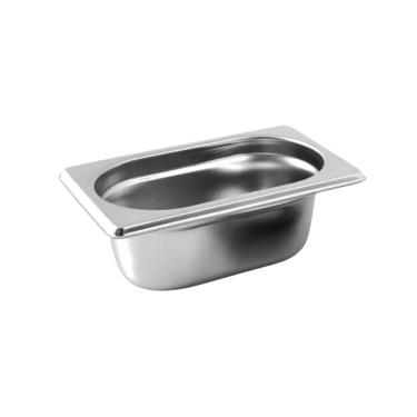 Imagem de Cuba Gastronomica Gn 1/9 10Cm Inox Para Carro Buffet Magna