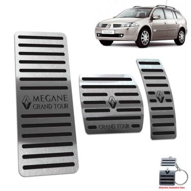 Imagem de Pedaleira + Descanso Megane Grand Tour 2007/2013 Auto Preto