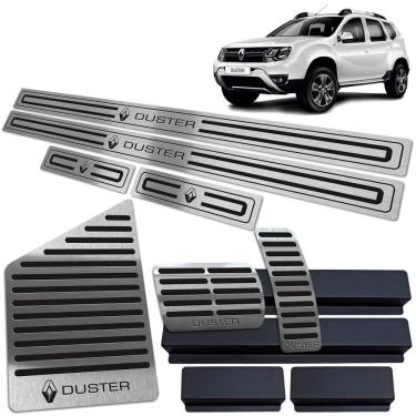 Imagem de Soleira Pedaleira Descanso Duster 2011/2020 Auto Preto BR