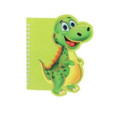 Imagem de Bloco De Recado Caderninho Carinha Animais Dinossauro Notas