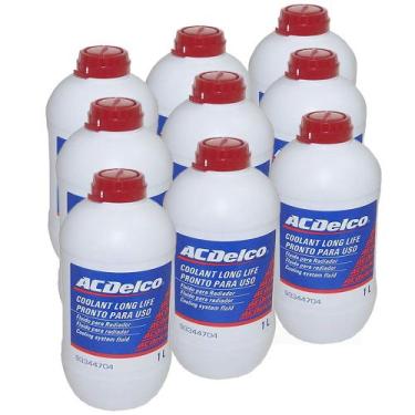 Imagem de 9 Aditivos Para Radiador Diluido Acdelco Vermelho Onix prisma agile as