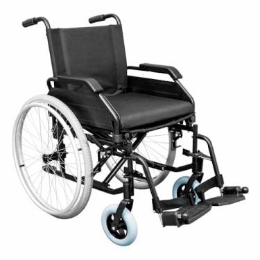 Imagem de Cadeira De Rodas Standard Dobrável 125kg Assento 48cm