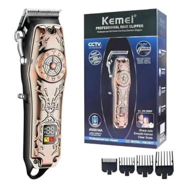 Imagem de Maquina de barbear cortar cabelo KM-2617 Profissional