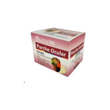 Imagem de Caixa de tapa-olhos, 50 unidades de tapa-olhos adesivo branco - Lightb