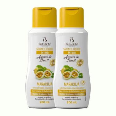 Imagem de 2 UNDs Sabonete Íntimo Líquido Maracujá Bio Instinto 400 ml  pH Equili
