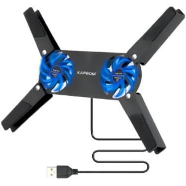 Imagem de Base Refrigerada para Notebook com Cooler Duplo USB e Altura Ajustável