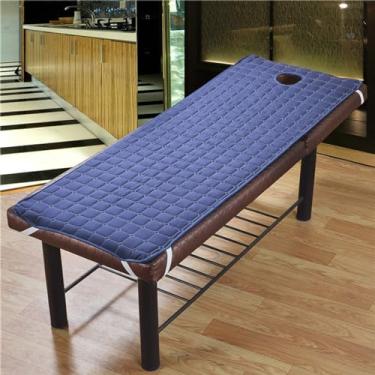 Imagem de 5JJJLOOOPP Colchão antiderrapante para cílios, salão de beleza, spa para tratamento doméstico, conjunto de lençóis de cama de massagem, colchão de mesa (H,190 * 80 cm/75 * 31,5 pol) (B 190 * 80 cm/75