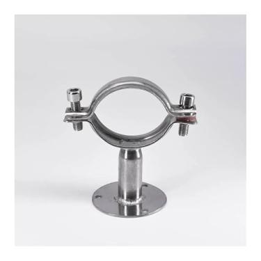 Imagem de 54-57 mm 5,7 cm 57 mm Clipe de suporte de gancho de tubo com placa de base inoxidável 304 para fabricação de cerveja L = 50 mm