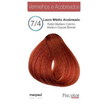 Imagem de Coloração Fix Color Macpaul Professional, Louro Médio Acobreado