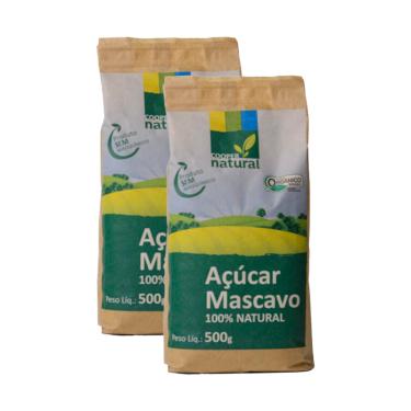 Imagem de Kit 2X: Açúcar Mascavo Orgânico Coopernatural 500g
