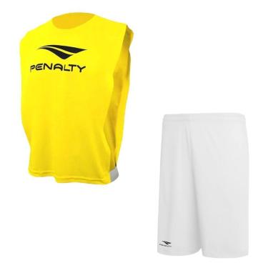 Imagem de Kit Penalty Futebol Colete + Calção Masculino