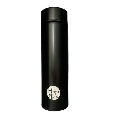 Imagem de Garrafa Térmica Aço Inox Com Display Digital 500 Ml Preta