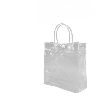 Imagem de Sacolinhas para Lembrancinhas, Sacola de PVC para Presente Transparente – 12 Unidades(20x25x7)