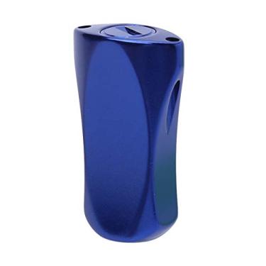 Imagem de Pilipane Substituição do puxador do carretel Daiwa, cabo elétrico completo de metal com rolamentos de esferas duplos, 4 opções de cores para carretéis de fundição, design ergonômico leve (azul)