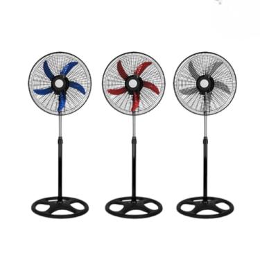 Imagem de Ventilador Premium de Pedestal, 127V, 60W, Preto Ventiladores com Pedestal Calor Verão