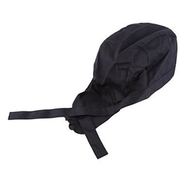 Imagem de Chapéus de chef, chapéus de cozinha pirata culinária serviço de comida chapéus restaurante garçom catering chapéus (preto)