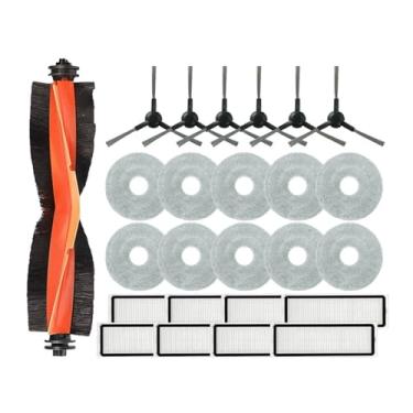 Imagem de Compatible With Xiaomi Robot Vacuum S20+ Plus B108GL/ S10+ Plus B105 Parts Main Roller Side Brush Hepa Filter Mop Cloth Accessories(Gold)