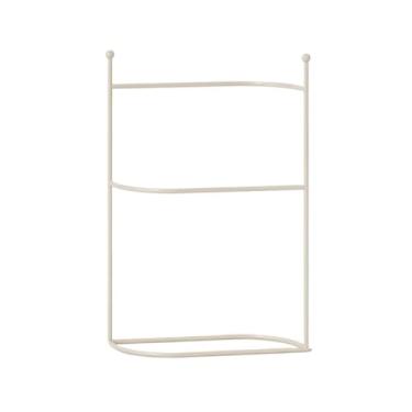 Imagem de porta-toalhas Toalheiro para banheiro, rack de armazenamento sem perfuração para, toalheiro chão(Cream White)