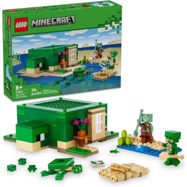 Imagem de Blocos de Montar - LEGO Minecraft -  A Casa Tartaruga de Praia LEGO DO BRASIL