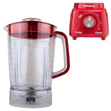 Imagem de Copo De Liquidificador Mondial Turbo Power Sangel L99 Vermelho - MM2038