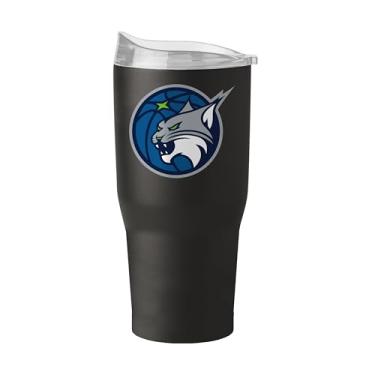 Imagem de FANMATS Copo de aço inoxidável WNBA Minnesota Lynx de 850 g – Acabamento em pó durável – Cabe na maioria dos porta-copos, copo WNBA oficialmente licenciado – mantém as bebidas quentes e frias por