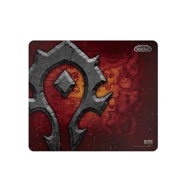 Imagem de Mouse pad para jogos Blizzard, vermelho, vidro