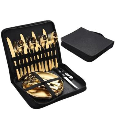 Imagem de Conjunto De Talher Completo Com Pregador Abridor Prato 20pçs - bbless,