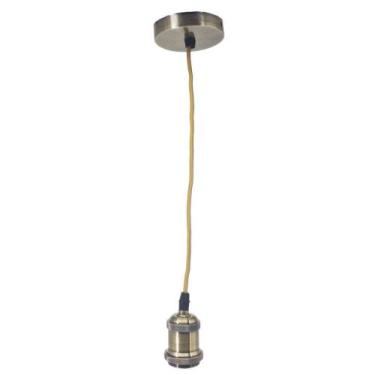 Imagem de Pendente Simples Vintage Retro Soquete E27 A1 - CTB