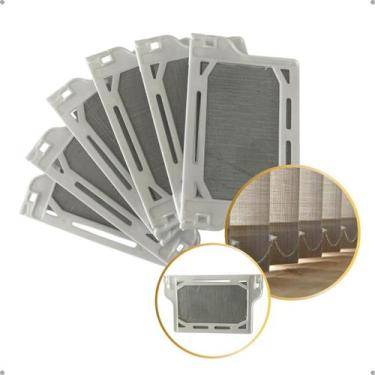 Imagem de 25 Peças Peso Envelope Branco Para Persiana Vertical com lâminas de 9c
