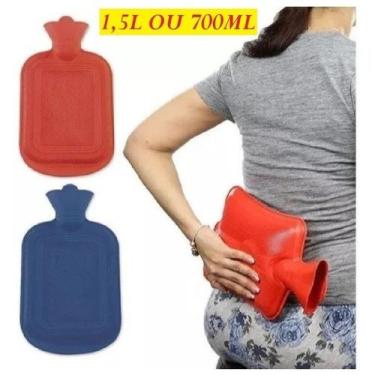 Imagem de Bolsa Térmica 1.5L Ou 700L De Água Quente Compressas Aliviar Dores Emb
