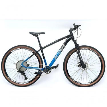 Imagem de Bicicleta Aro 29 Ksw Xlt Alumínio 12v Kit 1x12v Pedivela Single K7 11-50 Freio A Disco - Preto-azul Bicolor Tam.15