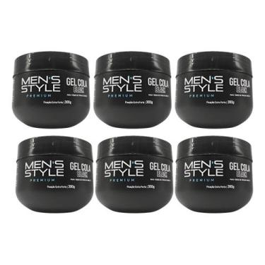 Imagem de 6 Un Gel Cola Cera/black/incolor 300g - Eaê Cosméticos - eae cosmetico