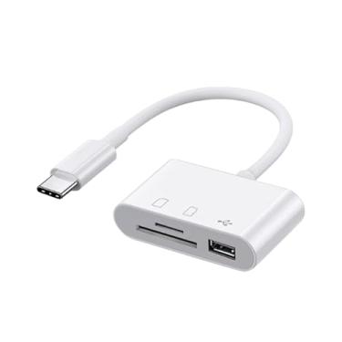 Imagem de Hub USB C multifuncional, leitor de cartão com porta USB 3.0, adaptador de estação de ancoragem compatível com MacBook Pro, telefone, pad