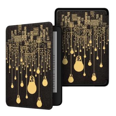Imagem de Akacy Capa com padrão pintado para Amazon Kindle paperwhite geração 11ª (versão 2022/2024), modelos C2V2L3 e RS23CV. capa fina e leve, à prova d'água (15)
