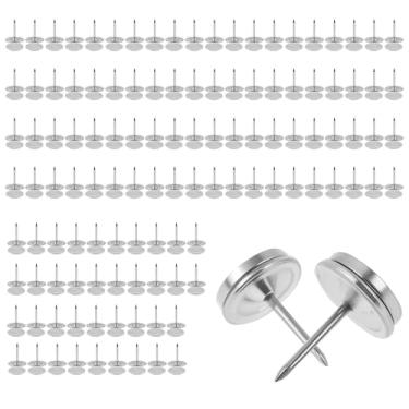 Imagem de Pacote com 120 pinos magnéticos, pegador magnético e clipe de pino para pôster de foto pendurado na parede, quadro de avisos, quadro de cortiça