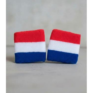 Imagem de Munhequeira Esportiva Premium 8 Cm 2 Unidades Absorve Suor França - Es