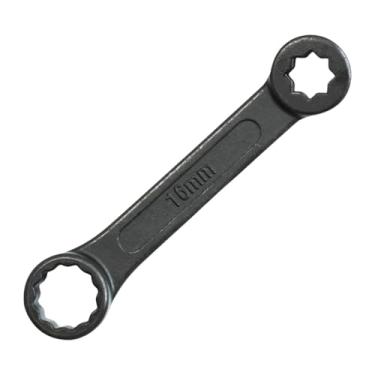 Imagem de Mqetly Kit de chave de soquete para suporte do motor, chave de aço para remoção de filtro, ferramenta manual para manutenção de carros, preta, para, Orifício de 1.6 Cm