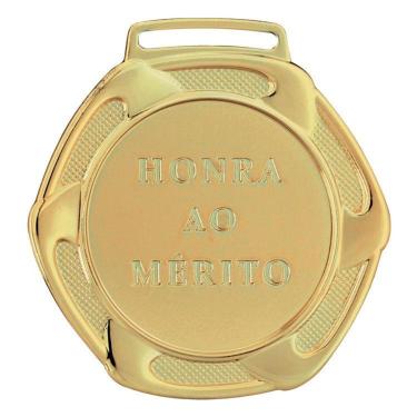 Imagem de Kit Com 10 Medalhas Vitória Honra ao Mérito 75001 75MM Com Fita-Unissex
