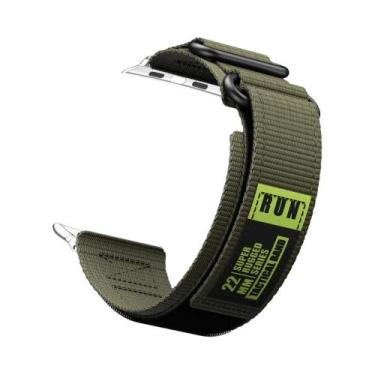 Imagem de Pulseira De Nylon Para Apple Watch Band Ultra 49mm 46mm 42mm 45mm 44mm