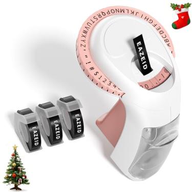 Imagem de Rotuladora rosa em relevo, máquina de fazer etiquetas em relevo com fitas