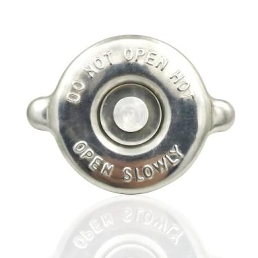 Imagem de awlbed 1 tampa de radiador de carro 16PSI, tampa de tanque de água de segurança à prova d'água e à prova de vazamento, substituição de tampa de água de resfriamento do motor durável de metal,