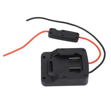 Imagem de Garosa Adaptador de Cabo de Alimentação de Satélite Retangular Com Fusíveis 30A de 200 Cm de Comprimento para PARKSIDE X20V TEAM 20V Bateria Fonte de Alimentação Estável para Mini Antenas Parabólicas