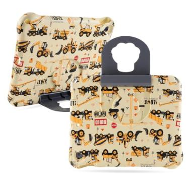 Imagem de Capa para iPad 10.2 escavadeira para crianças, meninos, EVA, leve, à prova de choque, à prova de choque, com suporte para iPad 9ª 8ª e 7ª geração, capa infantil Pro de 10,2 polegadas, amarela